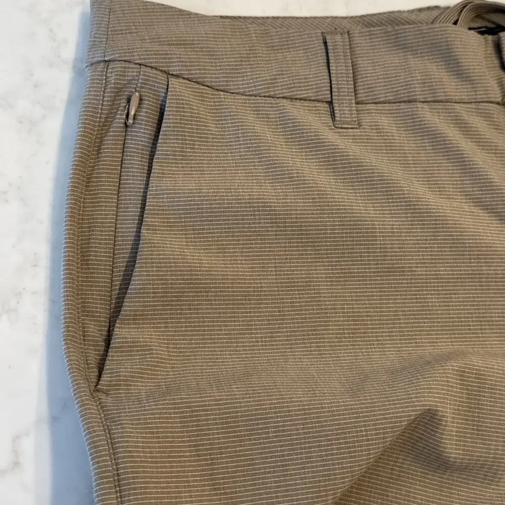 Hang Ten Men’s Tan Stretch Flat Front Chino Shorts 10